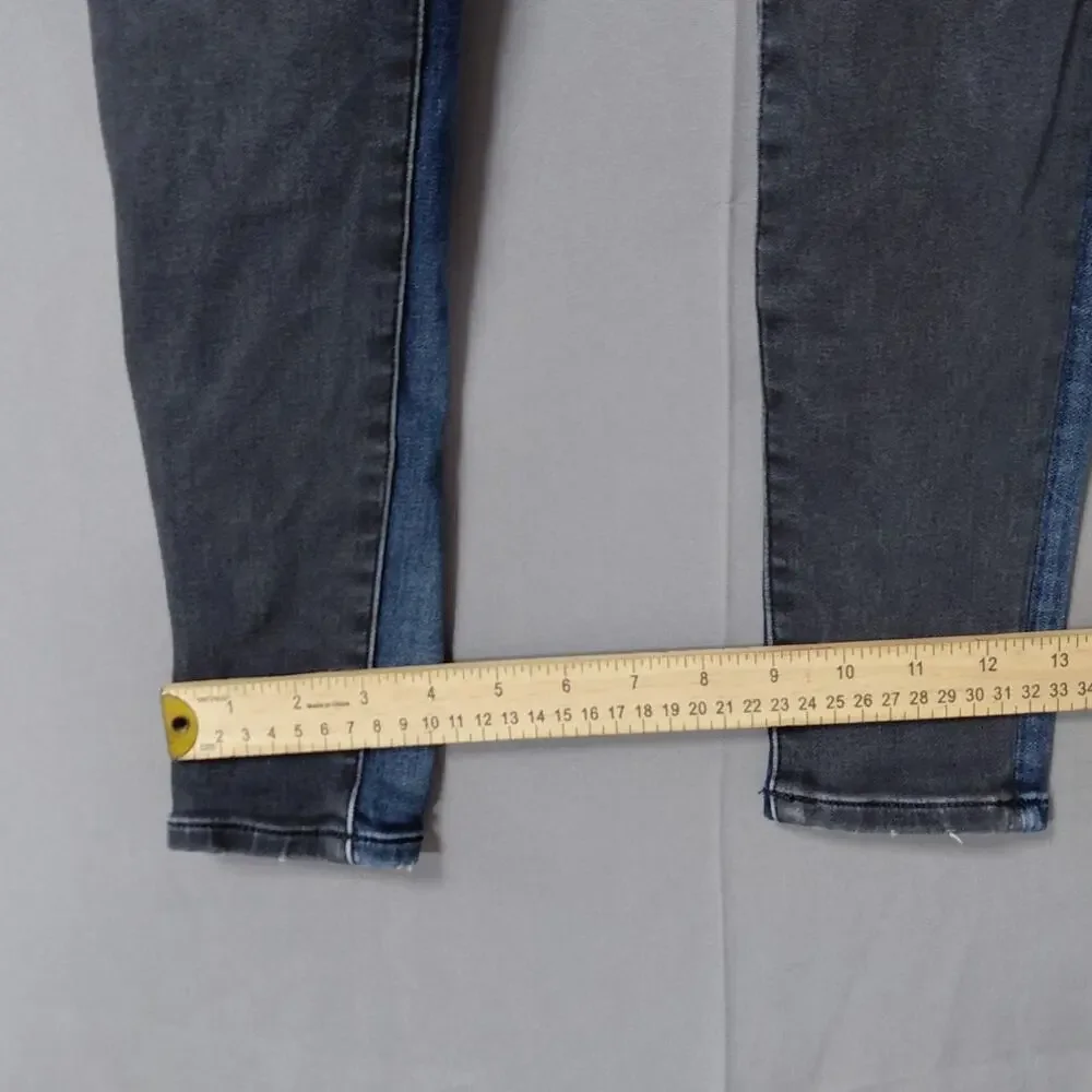 American Eagle Super X4 Colorblock Side Stripe Skinny Jeans Women Size 2